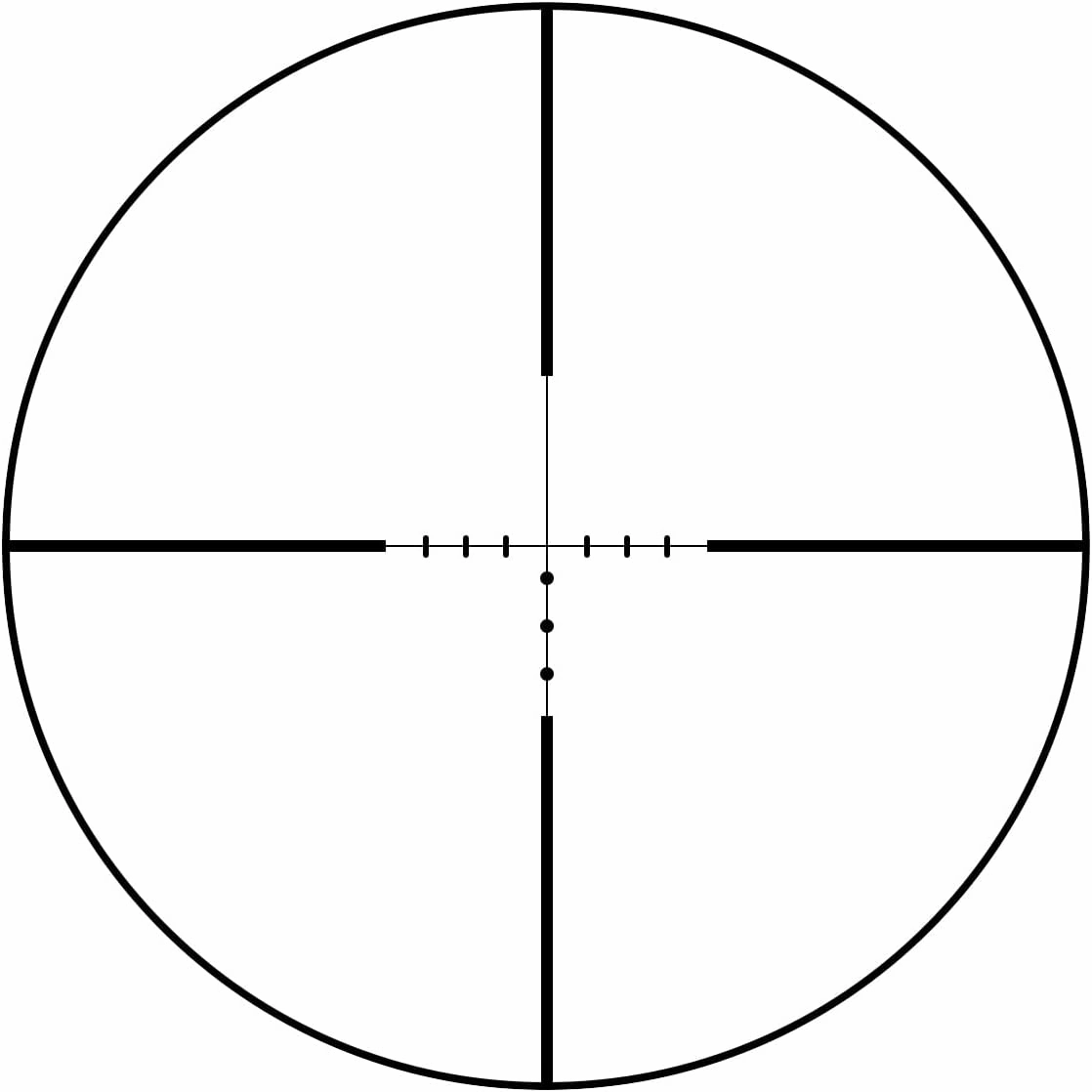 CVLIFE JackalHowl F02 Rifle Scope - 1-inch Tube SFP Rifle Scope with 20mm Scope Rings - Second Focal Plane
