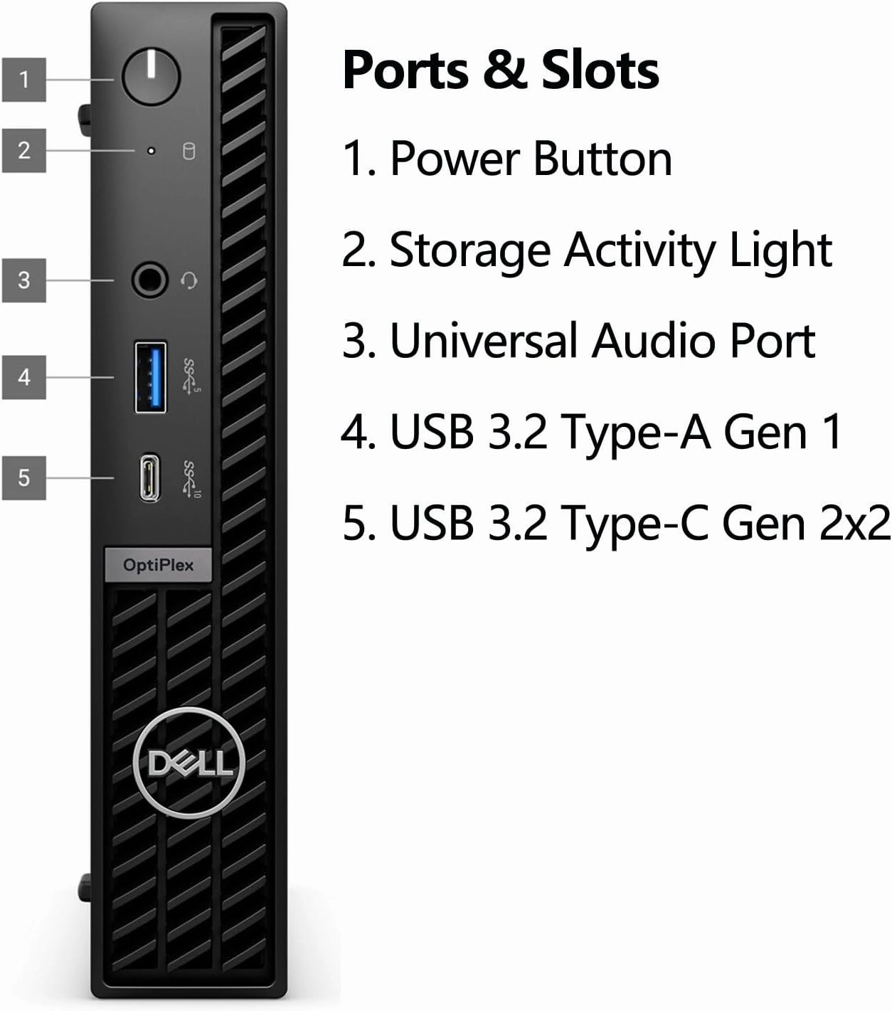 Dell OptiPlex 7020 MFF Micro Form Factor Mini Business Desktop Computer, 14th Gen Intel 14-Core i5-14500T (Beat i7-13700T), 32GB DDR5 RAM, 1TB PCIe SSD, WiFi 6E, 2 DisplayPorts   HDMI, Win 11 Pro