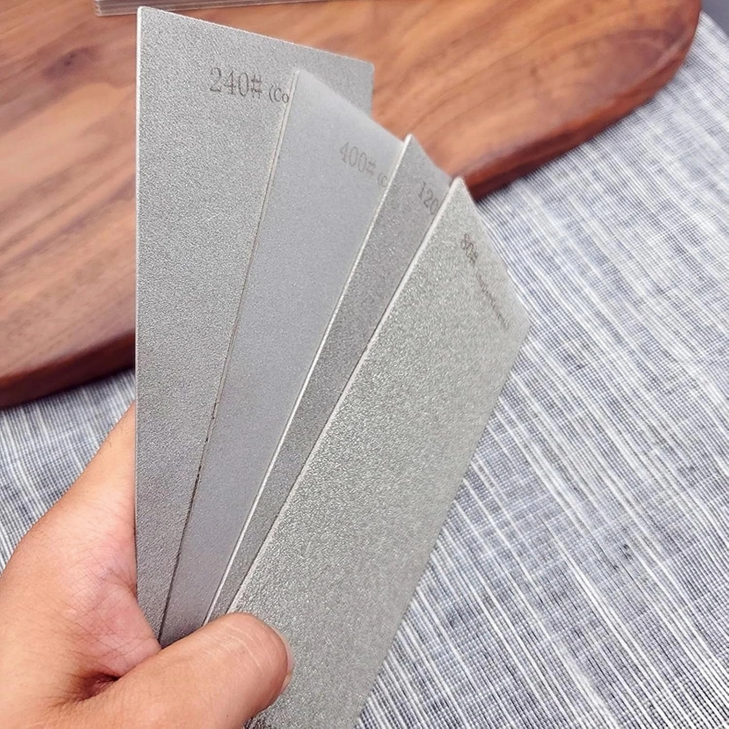 Diamond Sharpening Stone Set,Diamond Lapping Plate Coarse/Medium/Fine Grit Sharpener, Honing Whetstone for Kitchen, Sharpening Dull (150 240 400 600 800 1000 1200 1500 2000 3000)