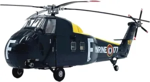 Diecast Plane Model 1：72 for H-34 French Marine Corps Helicopter Diecast Metal Aircraft Model Souvenirs