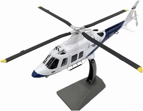 Diecast Plane Model 1:32 Scale for AW109 Helicopter Aviation Simulation Model Alloy Finished Product Collection