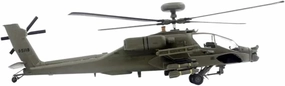 Diecast Plane Model 1：72 for AH-64D Army Armed Helicopter ABS Diecast Aircraft Model Souvenirs