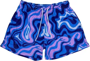 DIOTSR Mens Art Graphic Basketball Shorts Casual Athletic Running Shorts Cool Streetwear Designer Shorts Drawstring