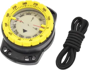 Dive Compass Surfing Luminous Underwater 50m Wrist Compass Night Vision Waterproof Navigation Compass with Bungee,Boating Accessory