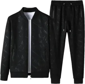Dvbfufv Men's Tracksuits Male Clothing Sports Jogging Jacket Running Pants Two Piece Sets