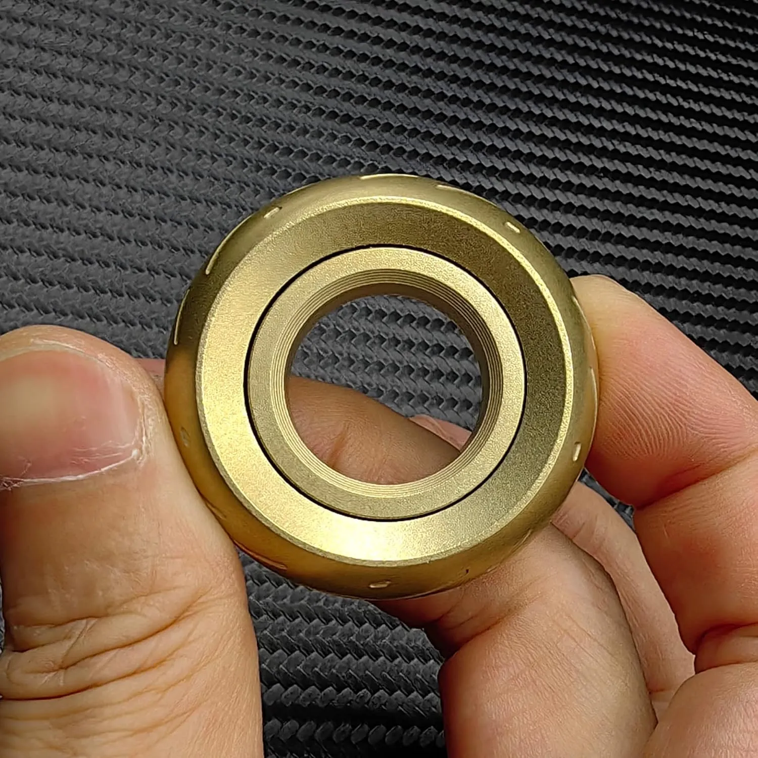EDC Fidget Sliders Fidget Toys Stress Relief for Adults Magnetic Metal ADHD Casual Fidget Rings Haptic Coin Blocks (Moto-Lightning)
