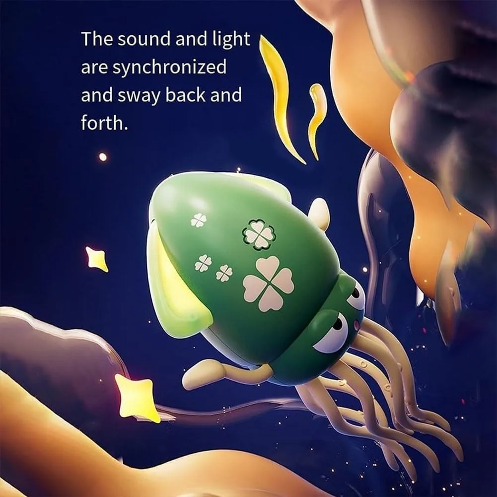 Electric Crawling Octopus Toy, Dancing Octopus Toy, Smart Tentacle Explorer, Playful 8-Leg Auto-Dance Toys with LED & Music, Electric Automatic Obstacle Avoidance, for Indoor