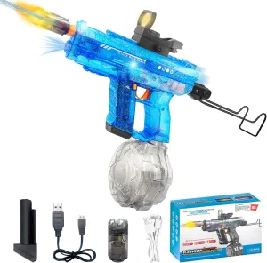 Electric Water Gun for Kids & Adults, LED Big Water Gun Play, 800CC Super Capacity Squirt Gun, 32FT Long Range, Dual-Mode Auto-Suction System, Pool Water Guns for Outdoor, Summer Gift