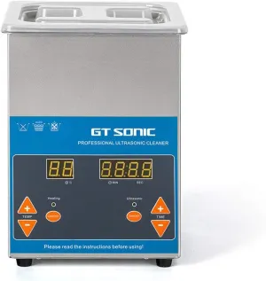 ELEOPTION Professional Ultrasonic Cleaner Large Capacity 1.7L Digital Timer for Jewellery Rings Eyeglasses Lenses Watches