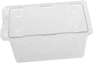 ERINGOGO Clear Card Holder Storage Box Portable Plastic Organizer for Gaming Cards and More Spacious Design for Efficient Organization Lightweight and Versatile for Easy Carrying