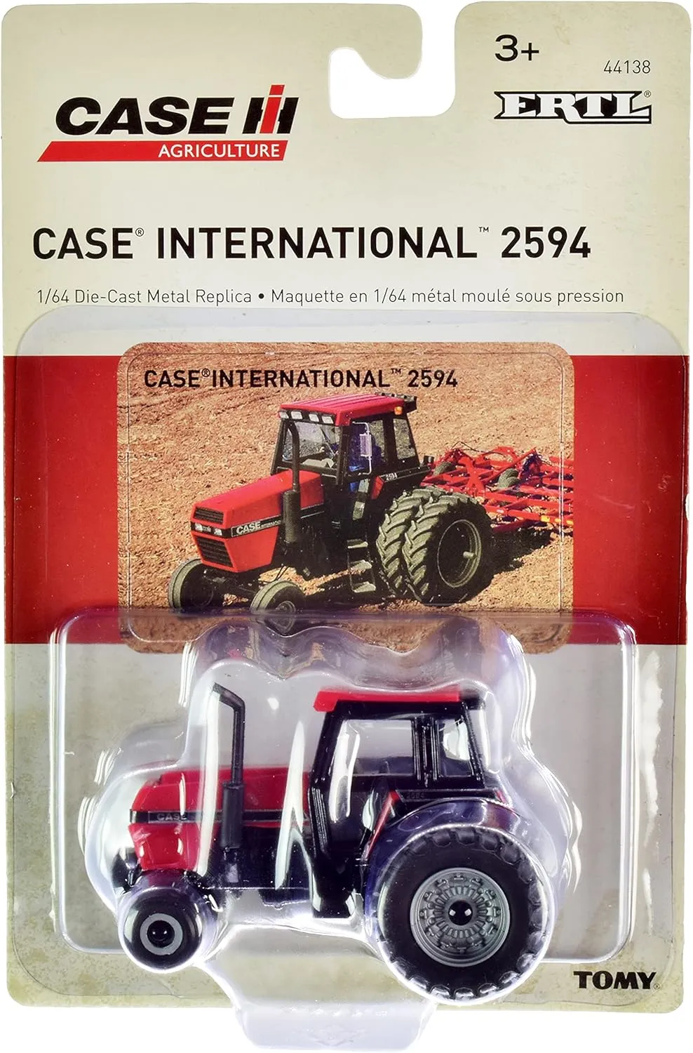 ERTL 1/64 Case IH 2594 Cab Tractor with Rear Duals by Tomy 44138 ZFN44138