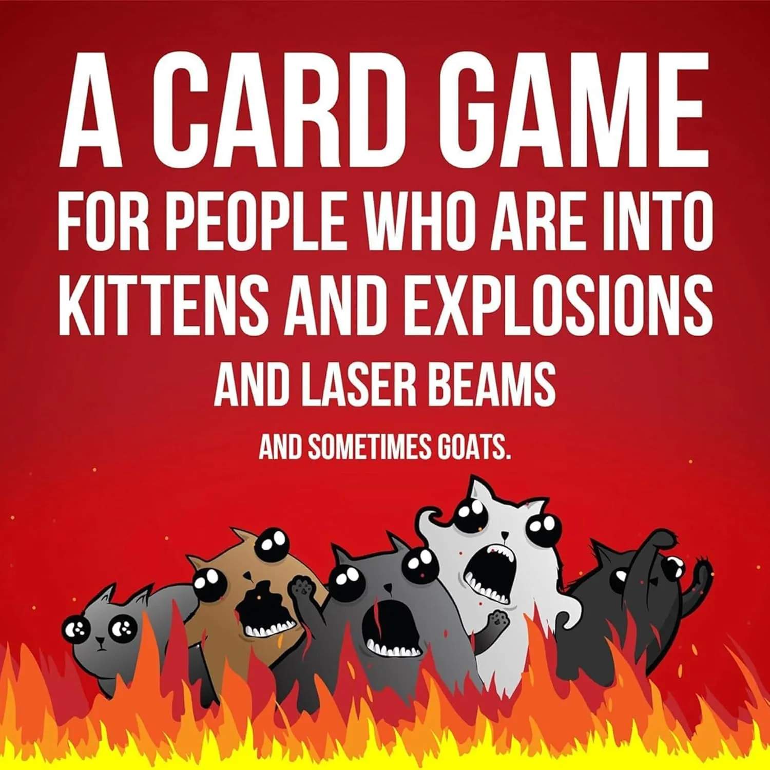 Exploding Kittens Original Edition in Collectible Tin - 2-5 Players - Ages 7  - 15 Minutes to Play - High Stakes Card Game - Party Game, Family Game Night, Kid and Adult Card Game