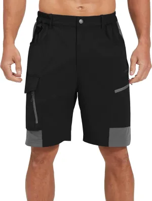 EZRUN Men's Hiking Cargo Shorts Quick Dry Golf Outdoor Work Tactical Shorts with Multi Pocket for Fishing Travel