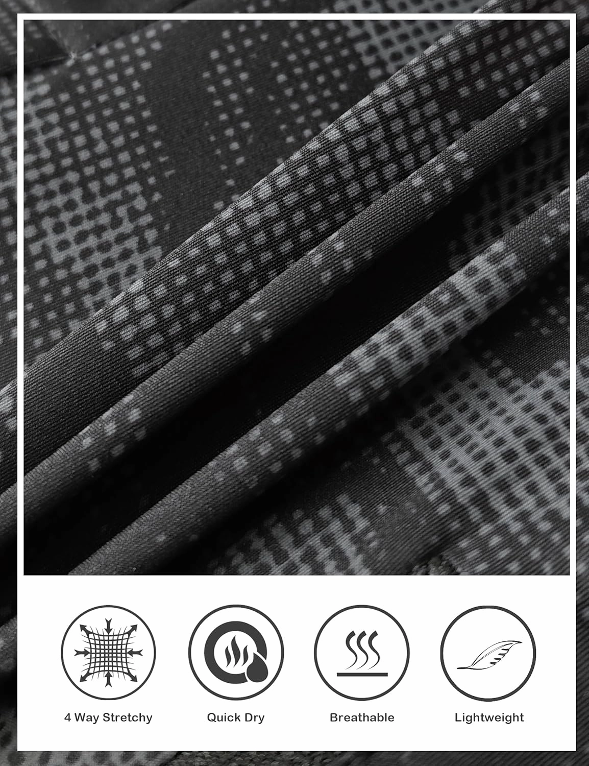 EZRUN Men's Hiking Cargo Shorts Quick Dry Golf Outdoor Work Tactical Shorts with Multi Pocket for Fishing Travel