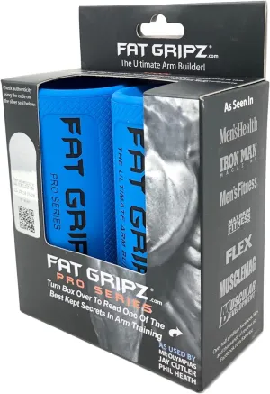 Fat Gripz Pro - The Simple Proven Way to Get Big Biceps & Forearms Fast - At Home Or In The Gym (Winner of 3 Men’s Health Magazine Awards) (2.25” Outer Diameter)