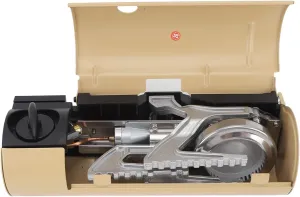 Foldable Cassette Stove, Nonslip Design Alloy Linkage Bracket Magnetic Suction Valve Cassette Gas Oven for Family Picnics for 10 Pot (Khaki)
