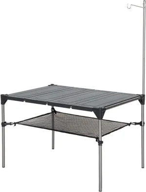 Folding Camping Tables Outdoor Camping Desk Aluminum Alloy Folding Table Portable Picnic Fishing Beer Table Lightweight Rain-Proof Detachable