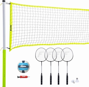 Franklin Sports Volleyball and Badminton Set