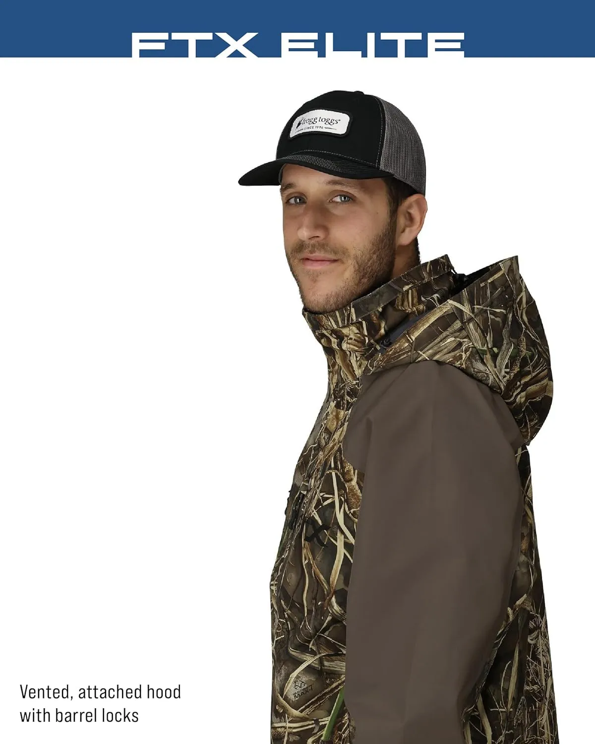 FROGG TOGGS Men's Ftx Elite Ultra Performance Waterproof Angler Fishing Rain Jacket