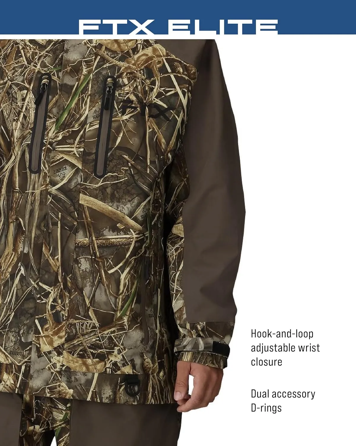 FROGG TOGGS Men's Ftx Elite Ultra Performance Waterproof Angler Fishing Rain Jacket