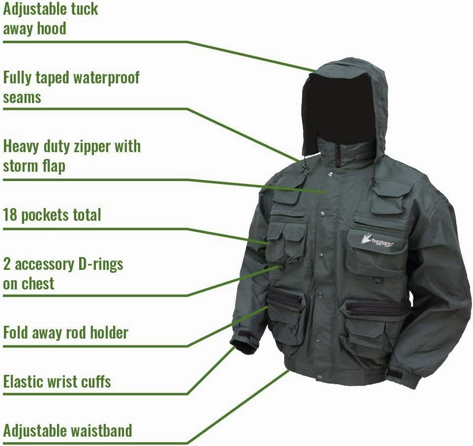 FROGG TOGGS Waterproof Cascades Sportsman's Pack Jacket
