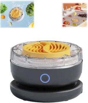 Fruit and Vegetable Washing Machine,Efficient Portable Fruit Vegetable Cleaner Device,USB Food Purifier with Water Ion Purification Technology,Veggie Washer Kitchen Gadget (black)