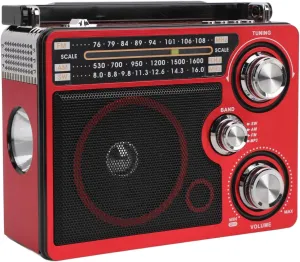 Full Band Portable Shortwave Radio, AM FM SW LW World Band Radio DSP Good Reception Radio, Shortwave Radio with Best Reception, Long Telescopic Antenna for Home Kitchen Outdoor