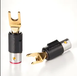 Furutech FT-211(G) Hi-Performance Gold-Plated Spade Terminals- Set of 4