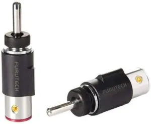 Furutech FT-212(R) Hi-Performance Rhodium-Plated Banana Terminals- Set of 4