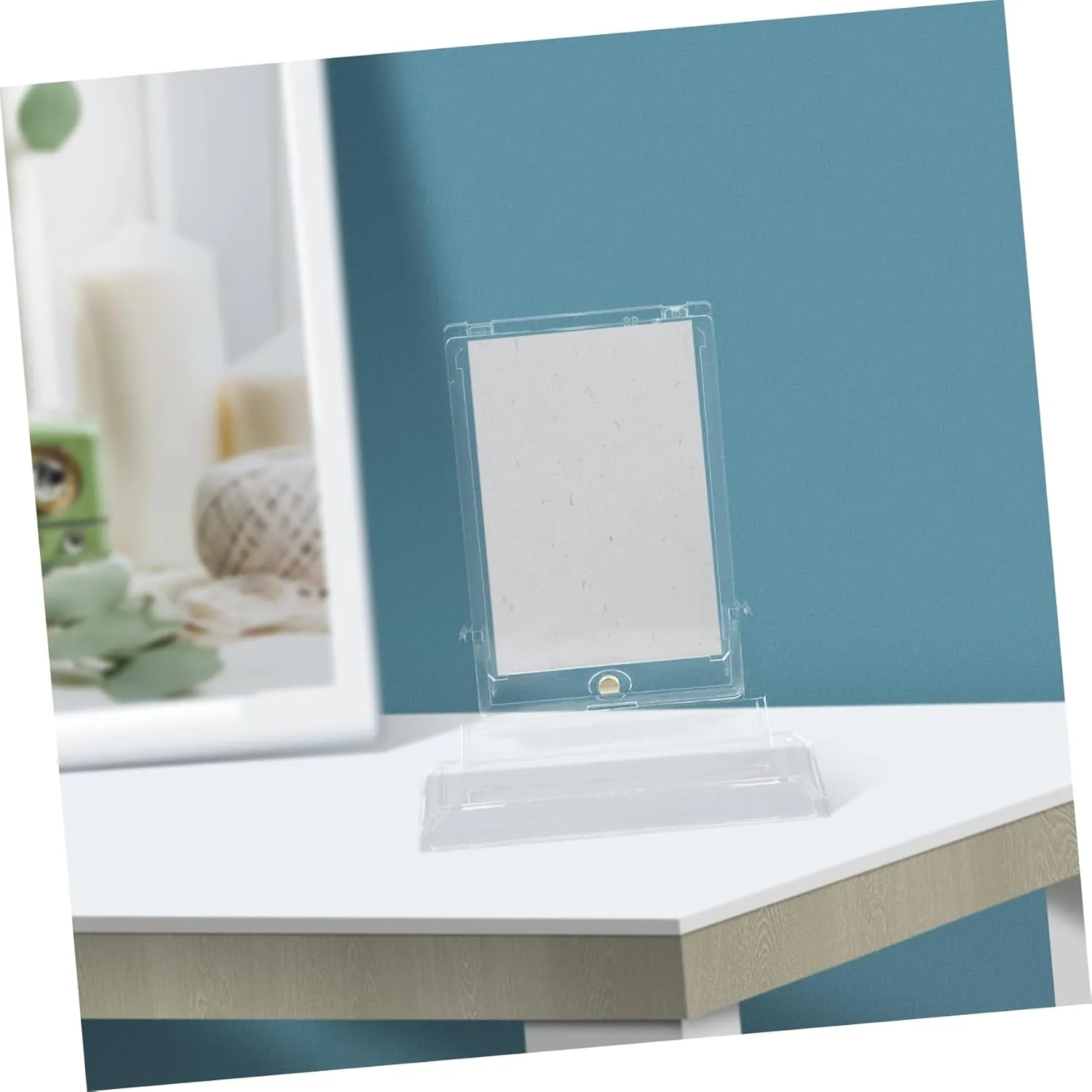 GALPADA 4sets Game Card Display Rack Compact Transparent Baseball Card Holder Stand Lightweight and Support for Collectibles for Use