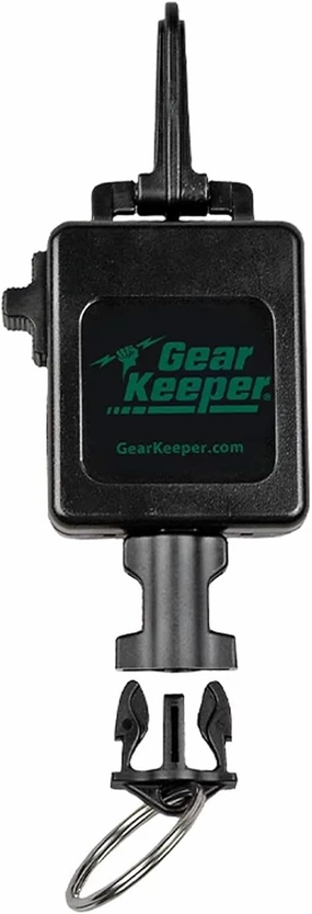 Gear Keeper Fly Fishing Net Retractor - Compatible With Most Nets - Various Mounting Options With QC-II Split Ring Accessory - Ideal Kayak & Fly Fishing Accessories - Made in USA