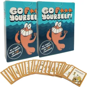 Go Fish Card Game Yourself for Adult, F*ck Deck Night Party Game for 2  Players, Hilarious Party Night, Gag Gift for Friends, Couples & Coworkers, Classic Interactive Fun (2PC)