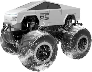 GoBang 1:16 Waterproof Monster Truck Pickup Toys RC Cars Amphibious Remote Control Car Trucks 4WD All Terrain Off-Road Toy for 4 5 6 7 8 9 10 11 12 Year Old Boys Girls Toys Gifts Presents