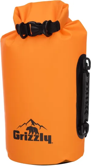 Grizzly Dry Bag | Roll up Top | Waterproof | Lightweight | for Camping Kayaking Boating Hiking Fishing