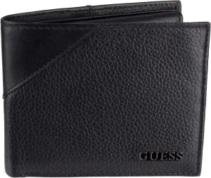 Guess Men's Classic Bifold Wallet with Card Slots, Bill Compartment and Id Window