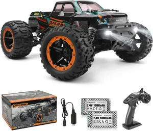 HAIBOXING RC Cars 16889, 1:16 Remote Control Car for Adults, High-Speed 36km/h RC Trucks RTR RC Crawler 2.4G All Terrain Waterproof Off-Road Vehicle with 2 Batteries Gifts for Kids, Boys 8 