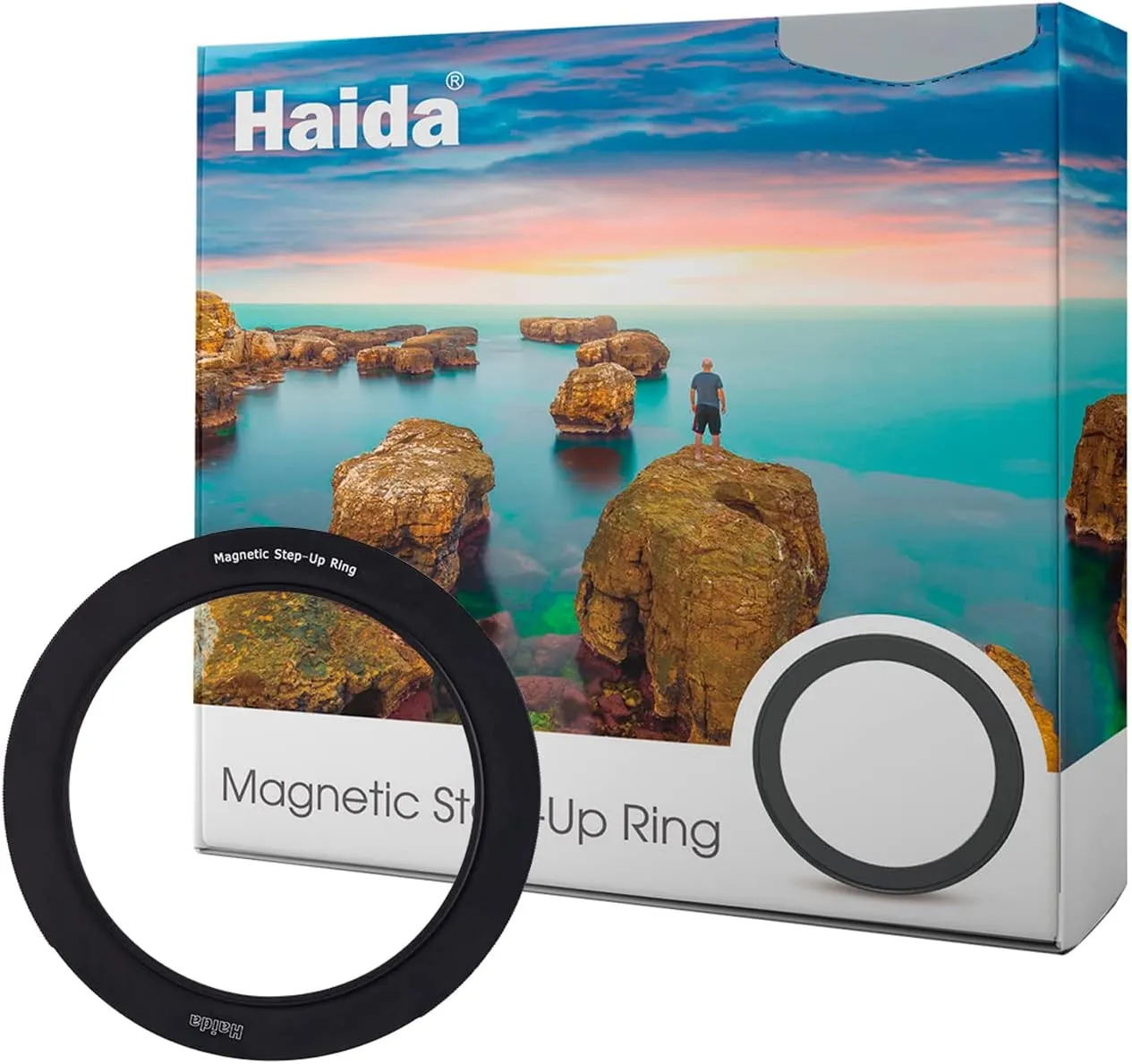 Haida HD4669-7782 77mm-82mm Magnetic Step Up Ring Adapter 77 82
