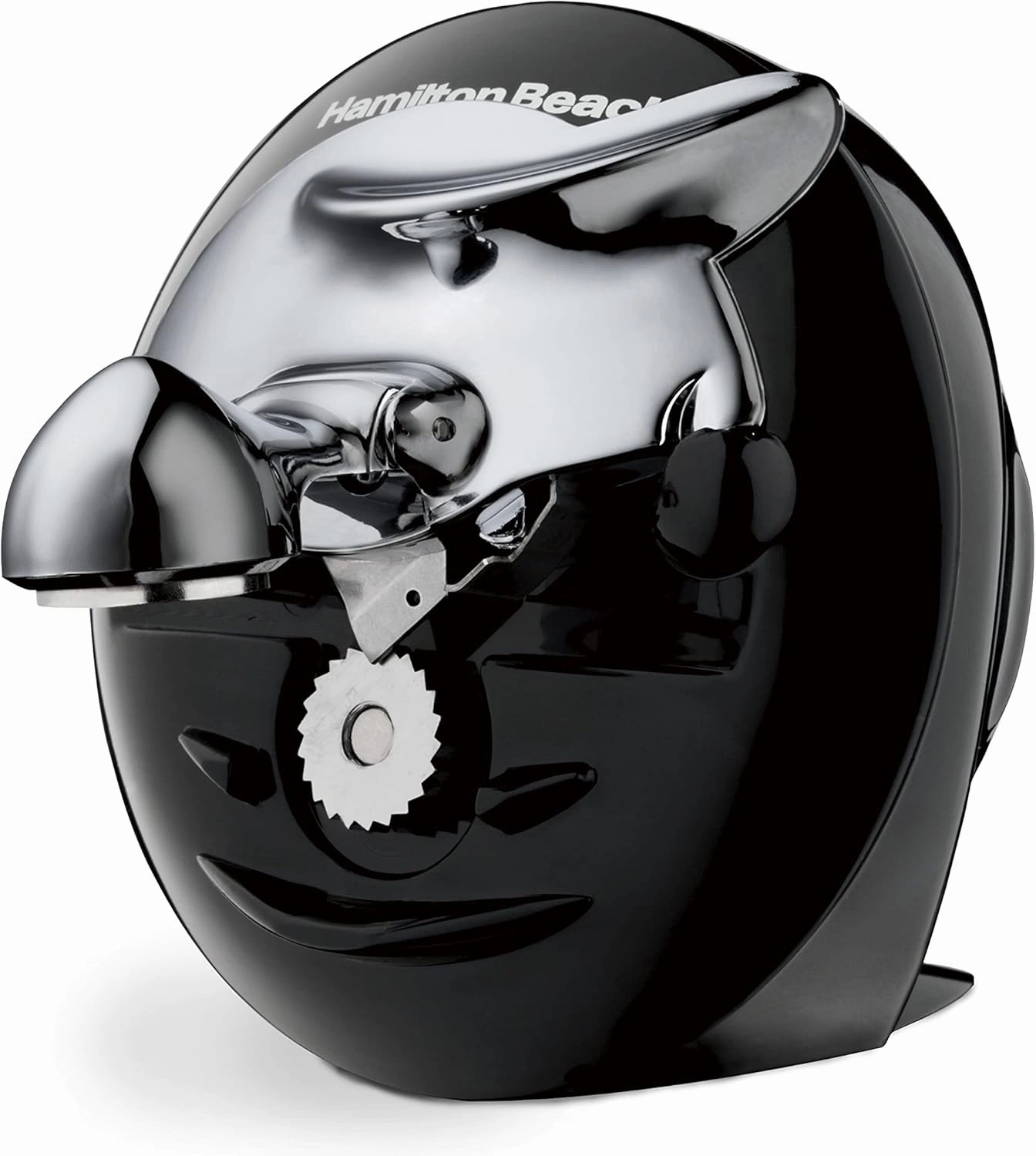 Hamilton Beach Walk 'n Cut Electric Can Opener for Kitchen, Use On Any Size, Automatic and Hand-Free, Cordless & Rechargeable, Easy Clean Removable Blade, Black (76501G)