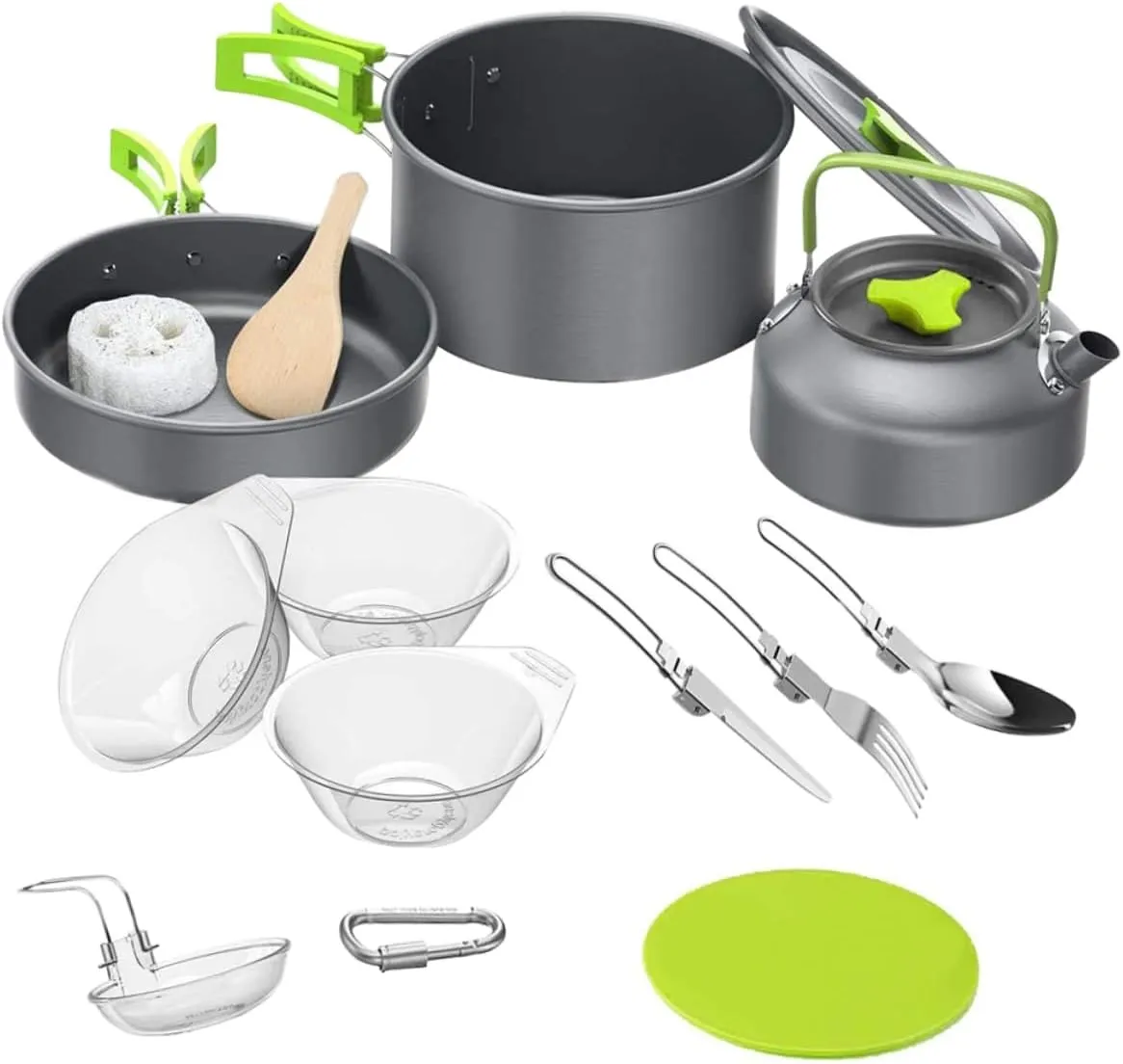 HANABASS Cookware for Camping Portable Camping Stove Cooking Accessories Set Hiking