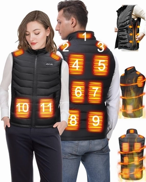 Heated Vest for Women & Men - Electric Rechargeable Warming Vest