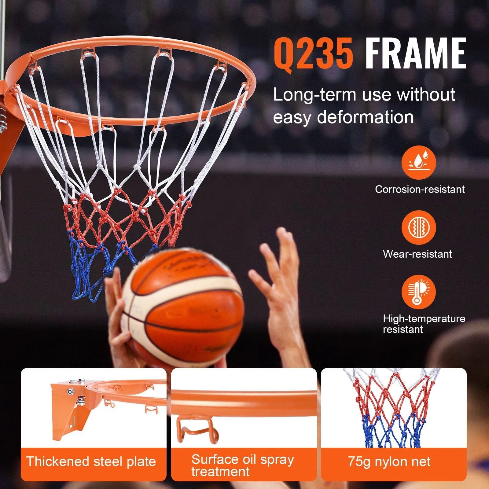 Heavy Duty 18" Basketball Rim