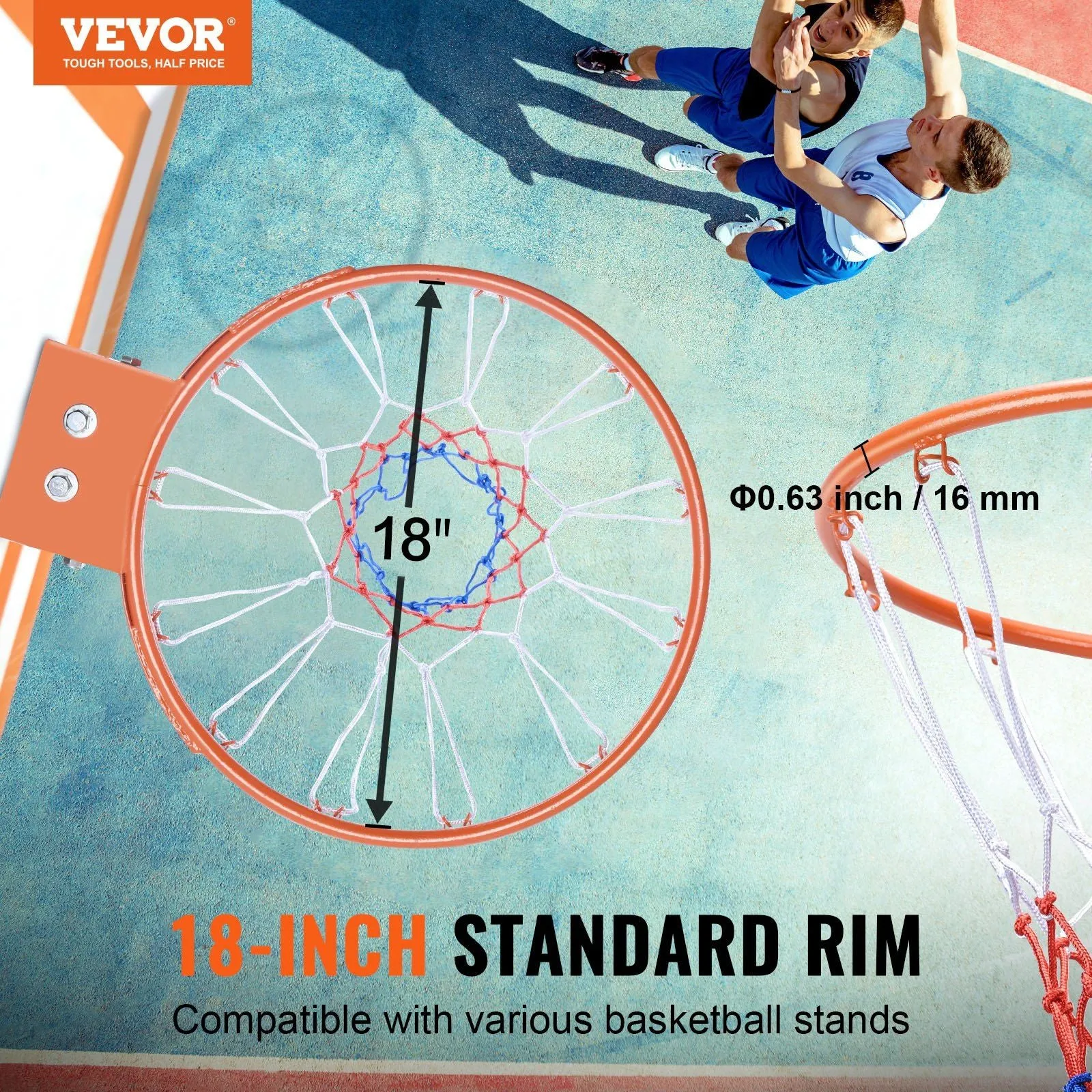 Heavy Duty 18" Basketball Rim