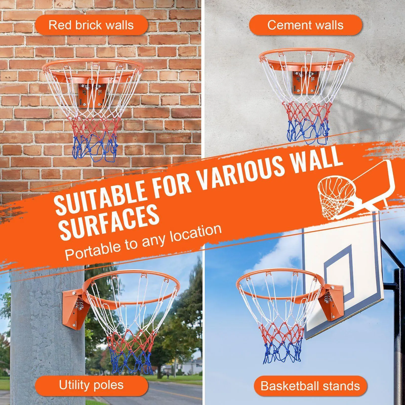 Heavy Duty 18" Basketball Rim