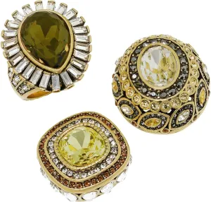 Heidi Daus "Enchante Magnetic Pendant Ring Set… (GOLD, 12)