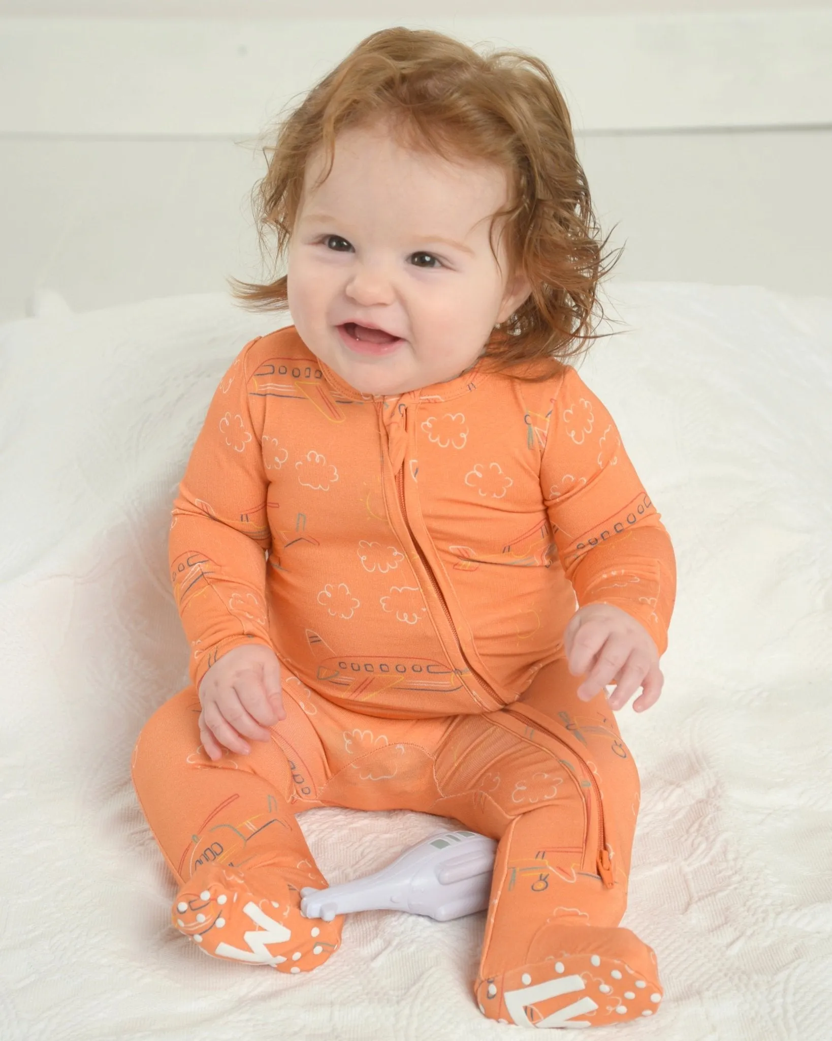 Helicopter Baby Footie Pajamas