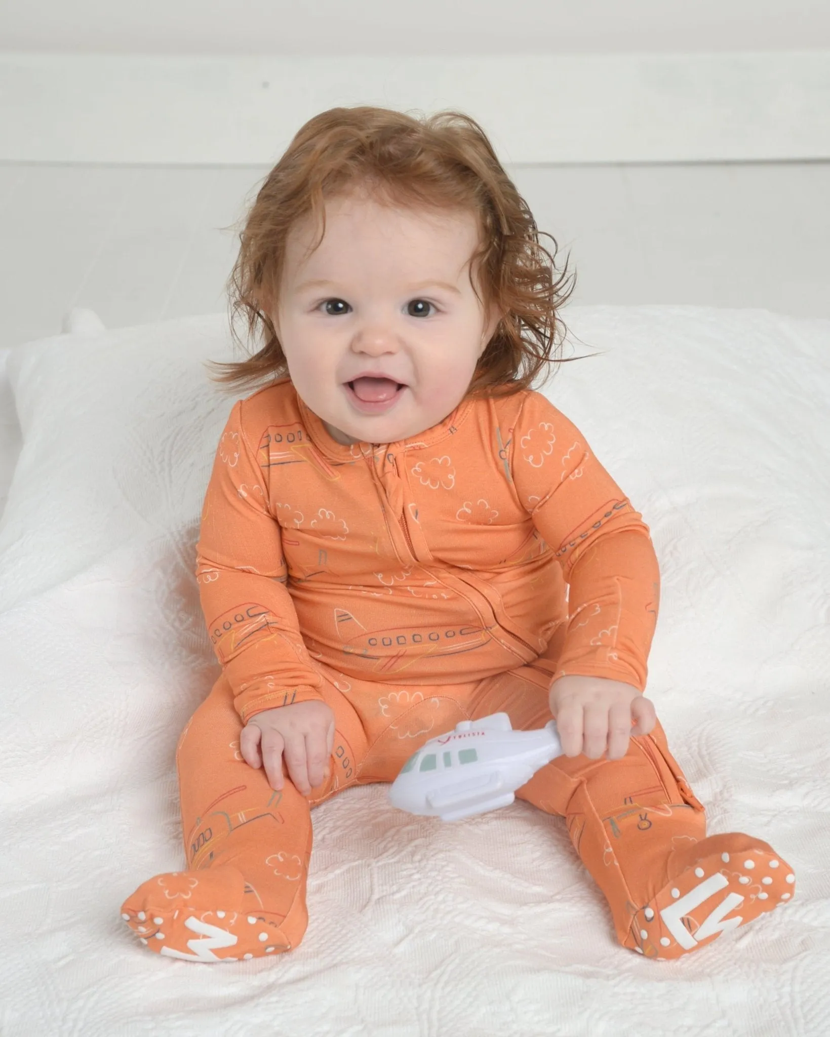 Helicopter Baby Footie Pajamas