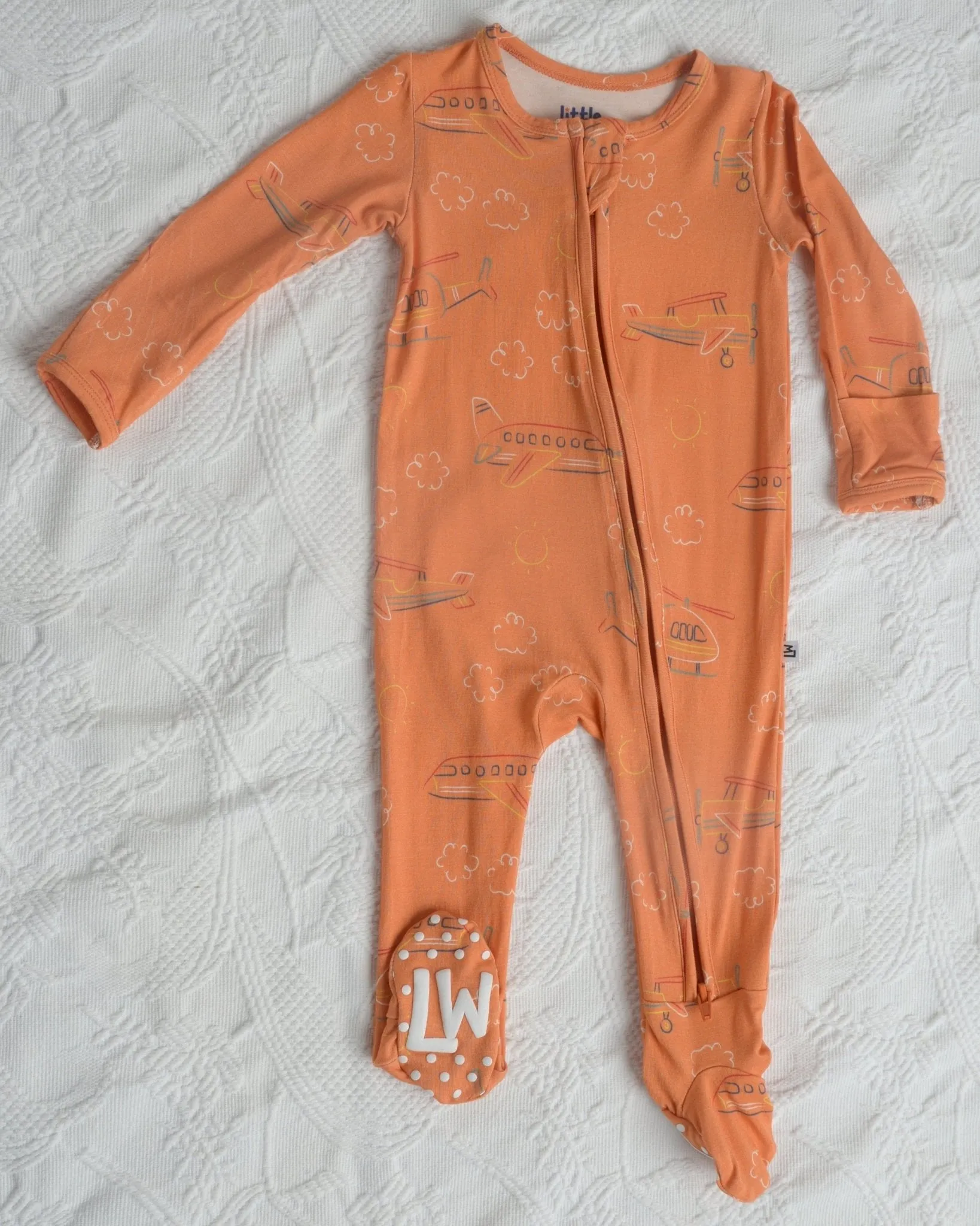 Helicopter Baby Footie Pajamas
