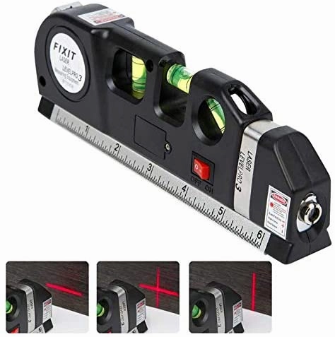 Homlly Multipurpose Laser Level Line Measuring Tape