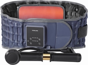 HONGJING Cordless Heated Back Decompression Belt Lumbar Support Inflatable for Lower Back Pain Relief, Waist Traction Device with Heating Rechargeable, One Size Fits 29-49 Waist