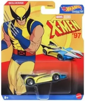 Hot Wheels X-Men 97 Wolverine Character Car, 1:64 Scale Die-Cast